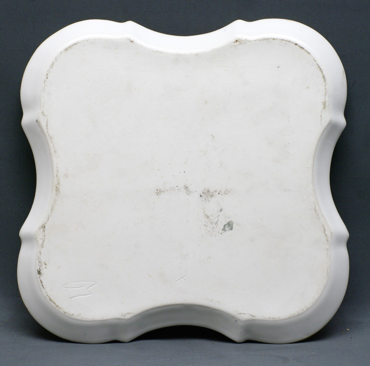 19th Century Paris Porcelain Dish, Personalized, Portrait And Monogram-photo-3