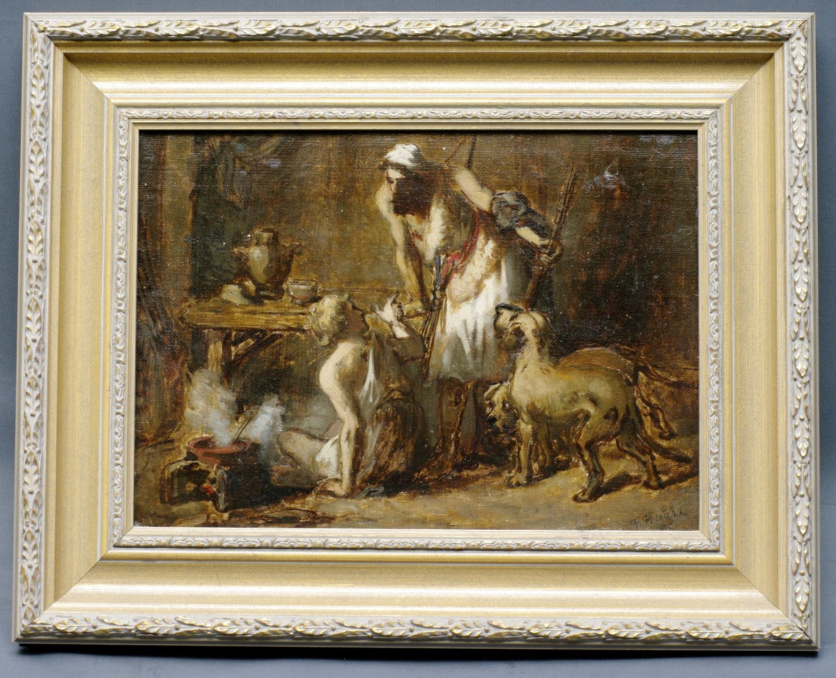 François Huard Early 19th Century Study Salon De Provence Arles-photo-2