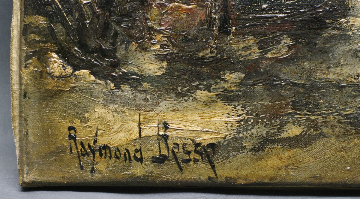 Raymond Besse Banlieue Est Hiver vers 1950 neige-photo-2