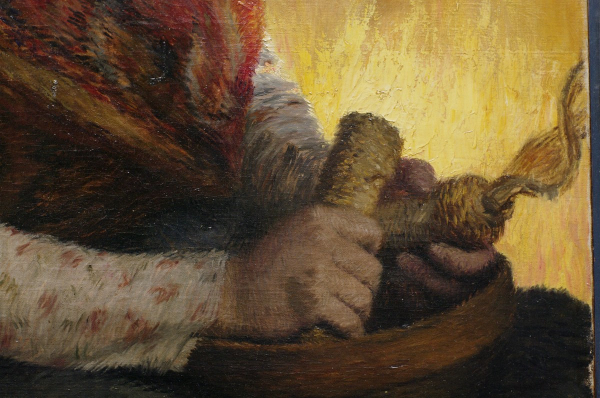 Tableau Georges Marie Julien GIRARDOT vers 1885 Impressionnisme Bresse Jurassienne-photo-4