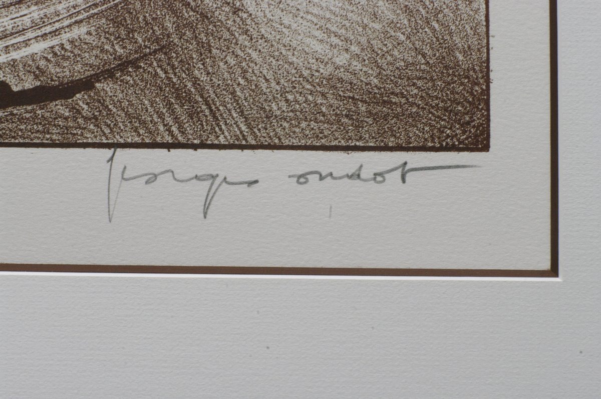 Georges Oudot Lithograph Nude Artist's Proof Besançon-photo-3