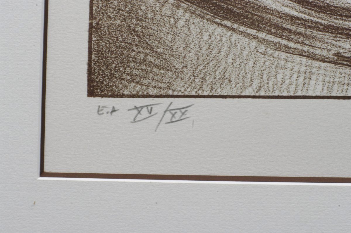 Georges Oudot Lithograph Nude Artist's Proof Besançon-photo-4