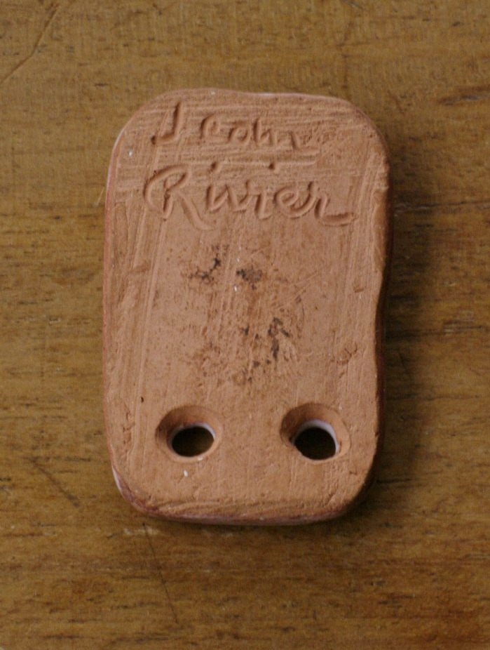 Jean Rivier Médaillon vers 1950 Vallauris-photo-2