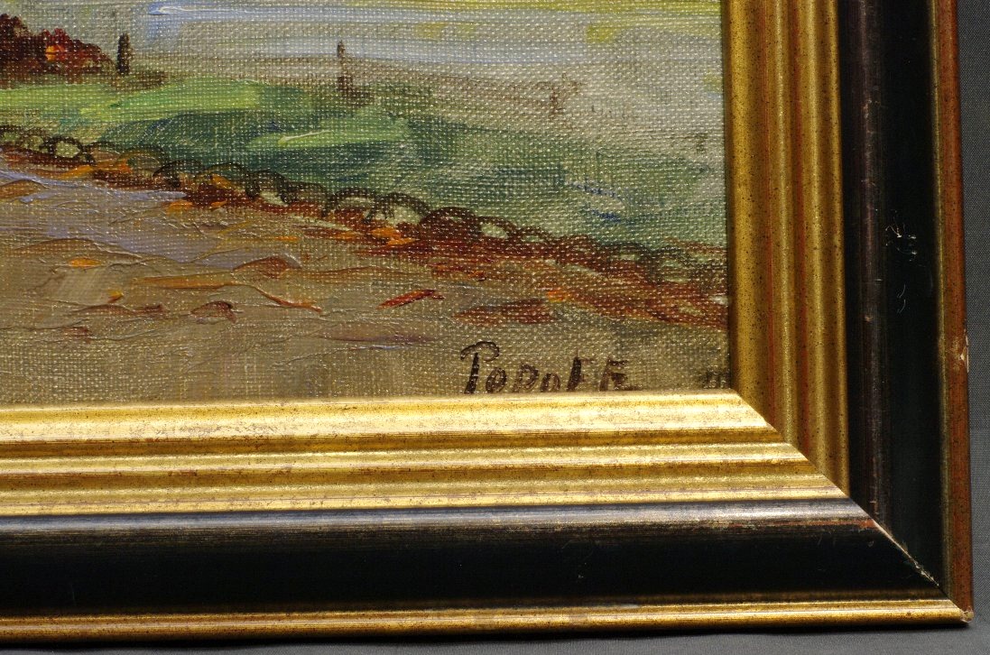 Constantin Popoff, *parc Monceau, Circa 1930*, Oil Painting-photo-3