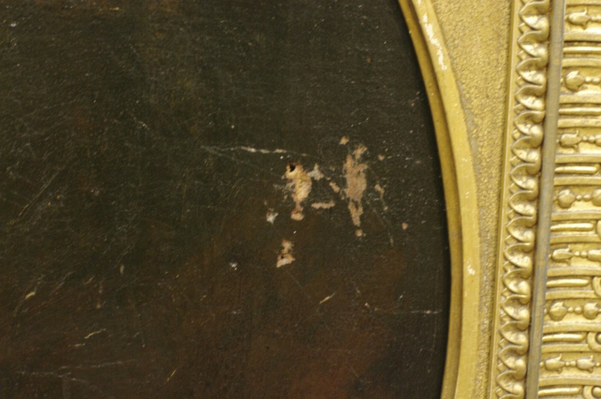 Portrait époque romantique vers 1830 école anglaise?-photo-1