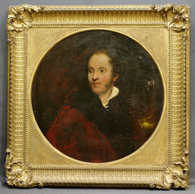 Portrait époque romantique vers 1830 école anglaise?