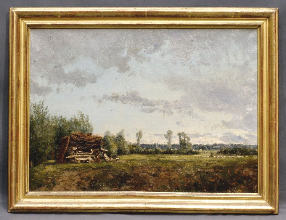 Painting, 1859, Annet, Seine-et-marne, Camille Flers?