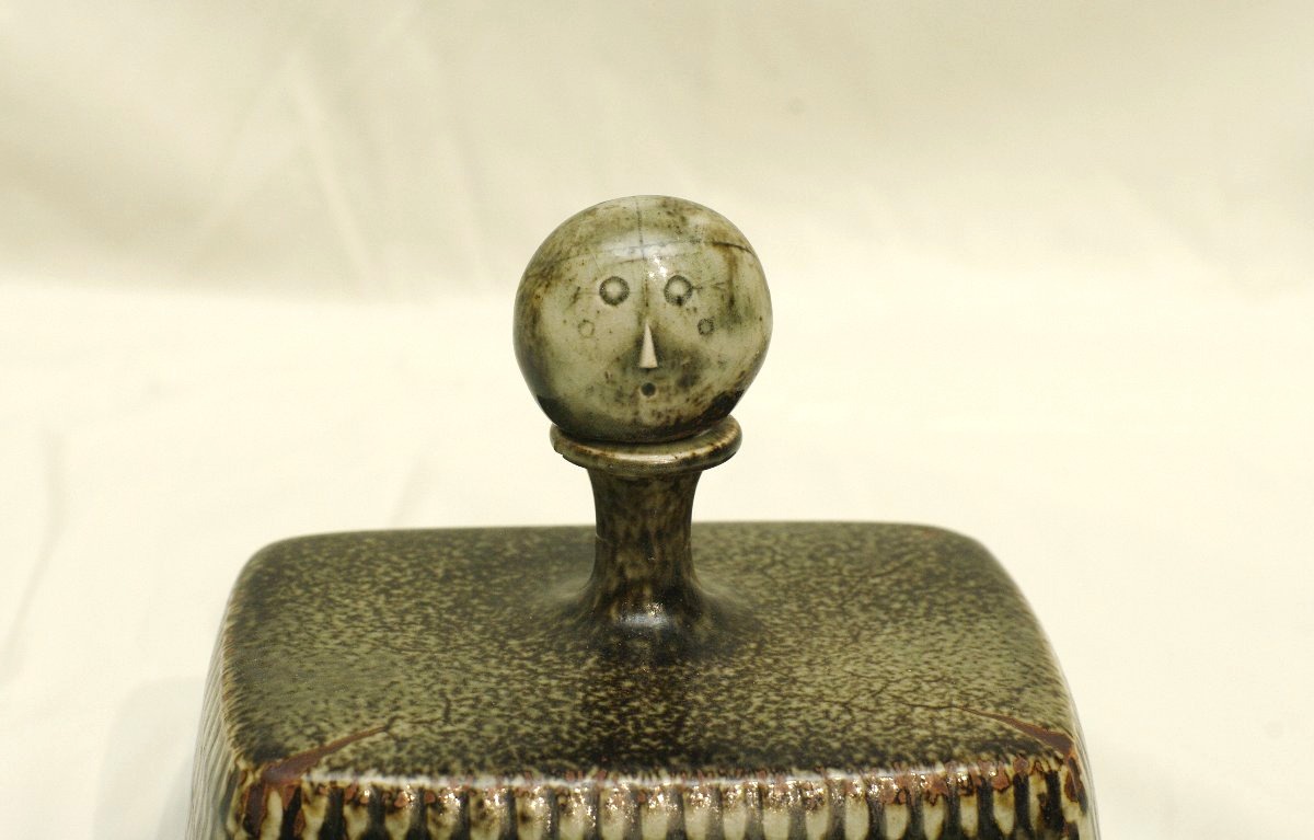 Stig Lindberg, Signed Anthropomorphic Stoneware—a Very Rare Piece-photo-1