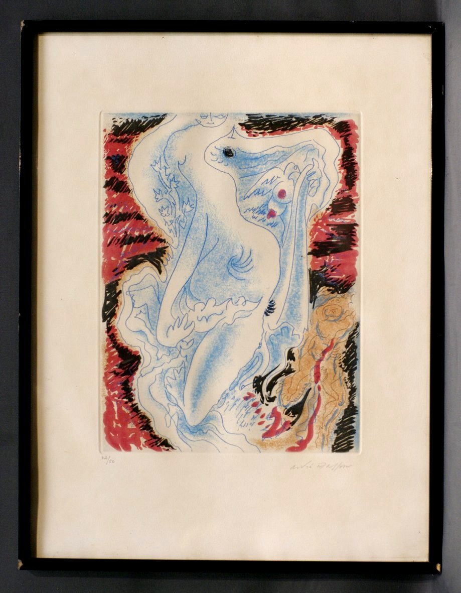 André Masson aquatinte couleur Le Sang d'Attis-photo-2