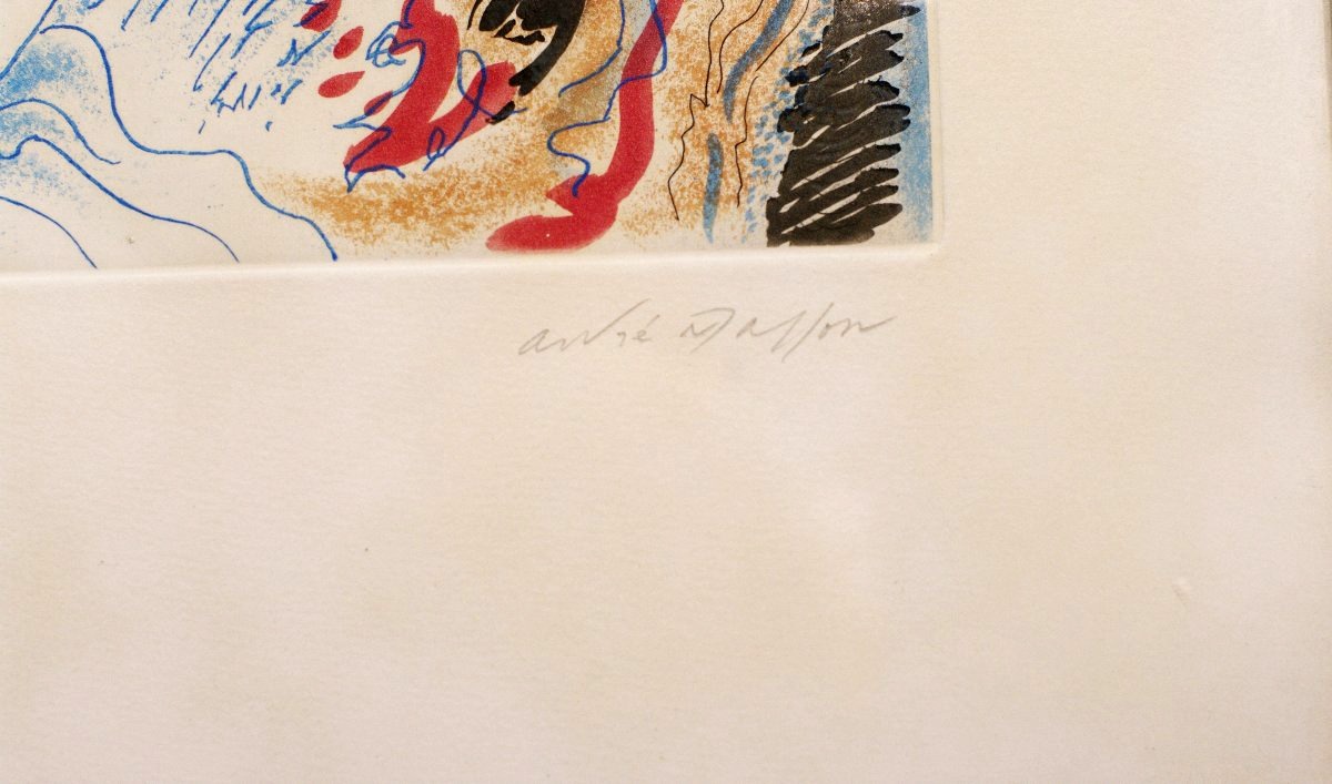 André Masson aquatinte couleur Le Sang d'Attis-photo-3