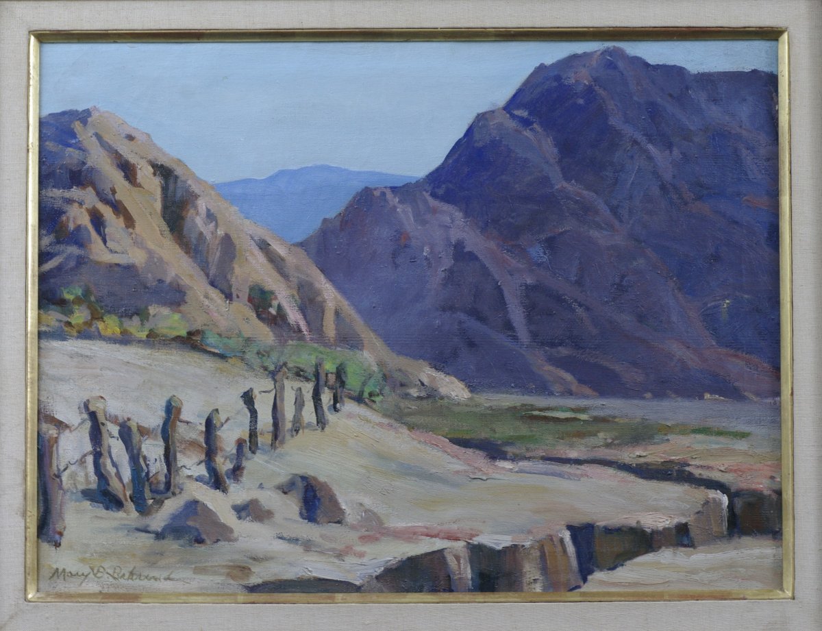 Tableau Mary Baylis Barnard 1930 Paysage Montagne-photo-3