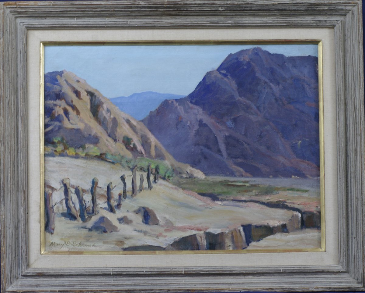 Tableau Mary Baylis Barnard 1930 Paysage Montagne