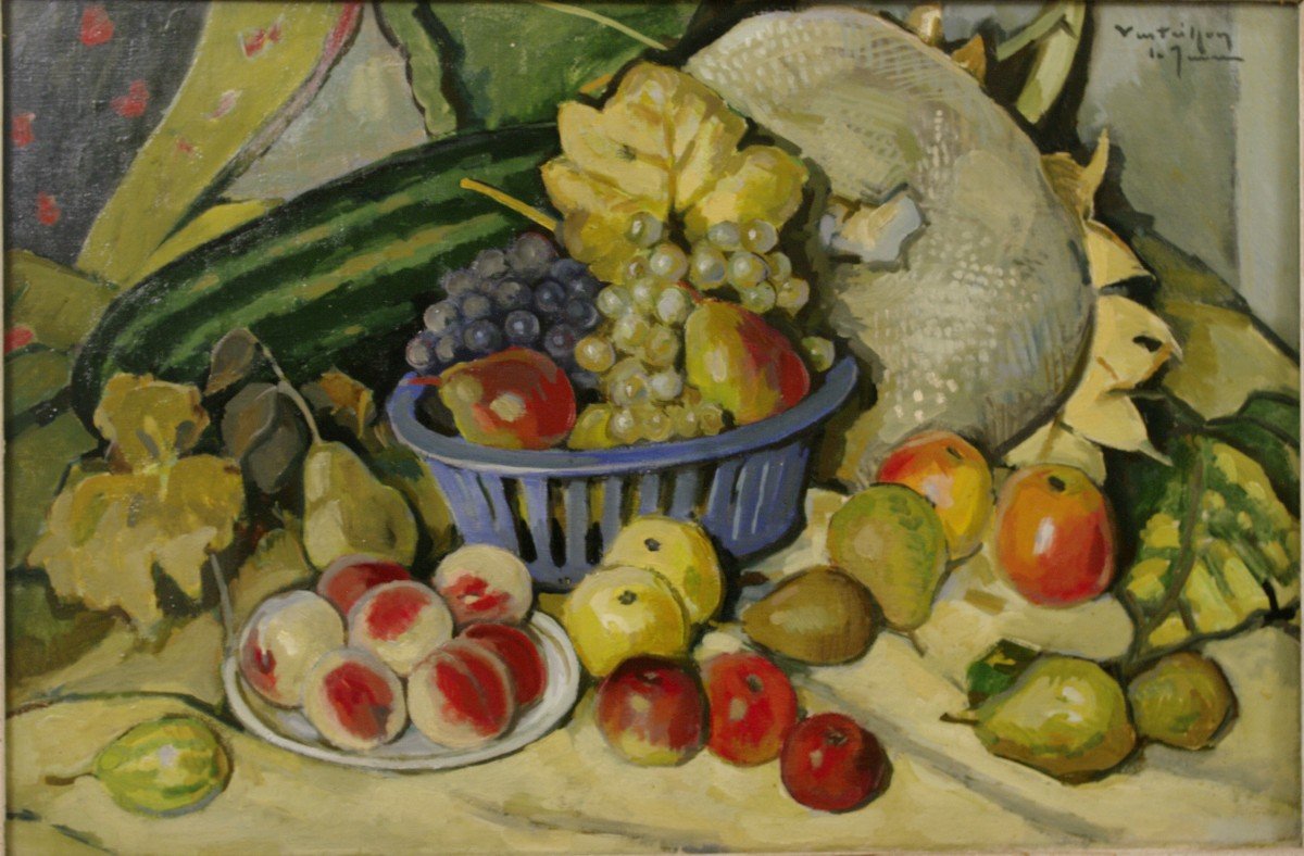 Gaston Ventrillon Lejeune Fruit d'Automne Vers 1930 Nancy-photo-3