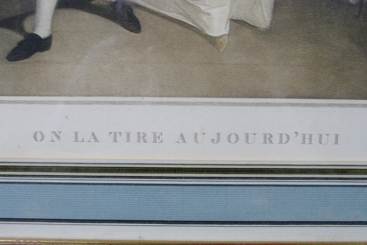End Of 18th On La Tire Today Diverted Eroticism Engraved By S. Tresca After L. Boilly.-photo-3