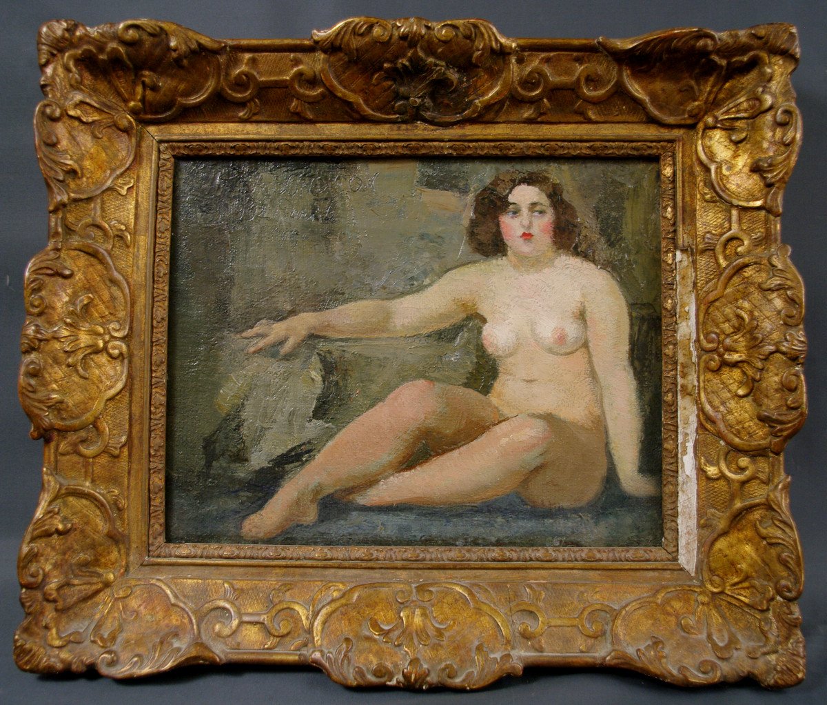 Nude Painting 1932 Alexandre Bondicov Paris