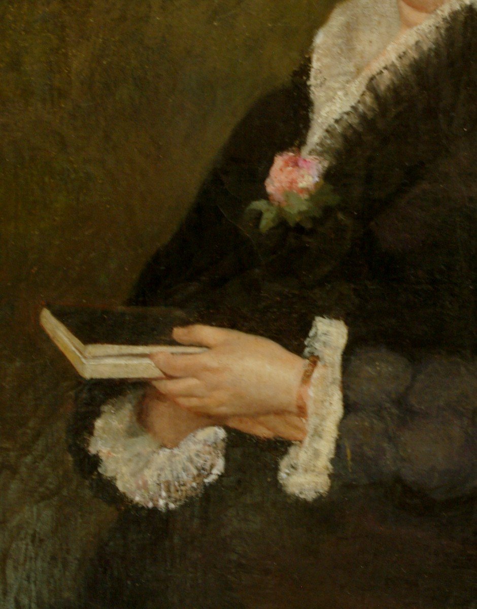 Painting 1878 Emile Gustave Cavallo Peduzzi-photo-4