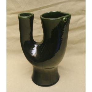 Accolay Monochrome Green Zoomorphic Pitcher