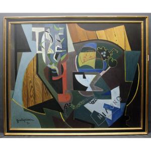 Gisèle Pierre The Round Table Cubism 1956