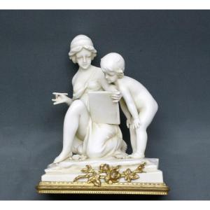 Biscuit 19ème Müller Thuringe Allemagne Porcelaine