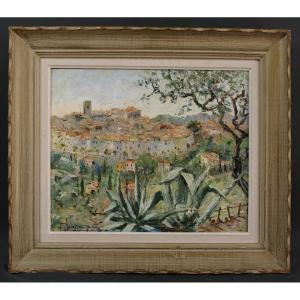 Tableau Henri Edouard Bargin Saint Paul De Vence 