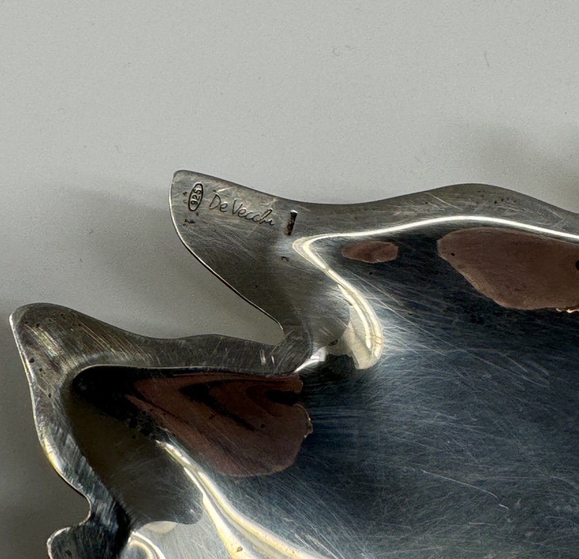 De Vecchi Vide-poche / Cendrier En Argent-photo-3