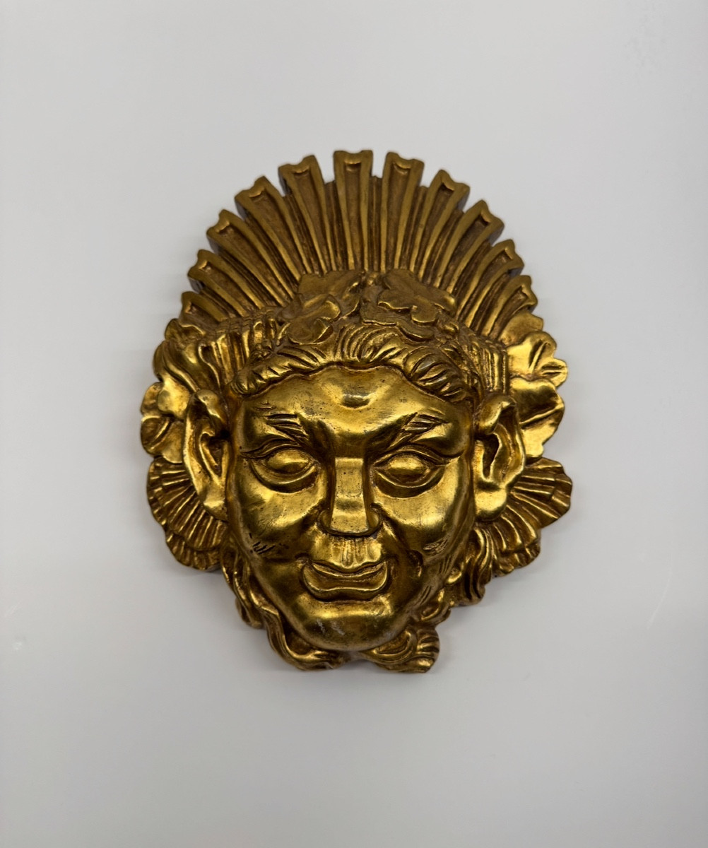 Bacchus bois doré Art Deco