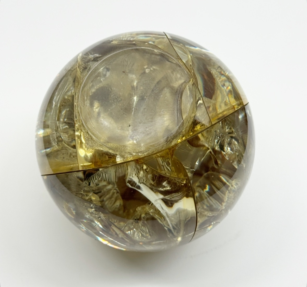 François GODEBSKI Sphère en résine fractale-photo-4