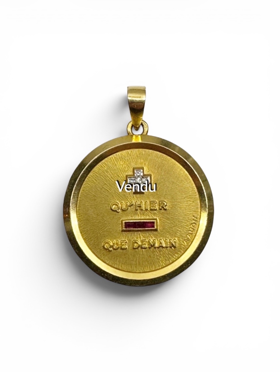 Augis médaille d’amour grande taille