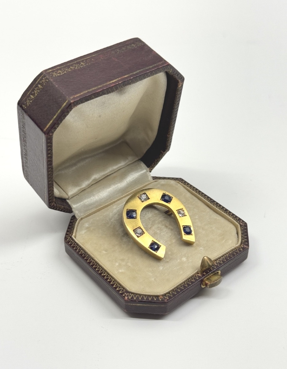Belle Époque broche fer à cheval -photo-1