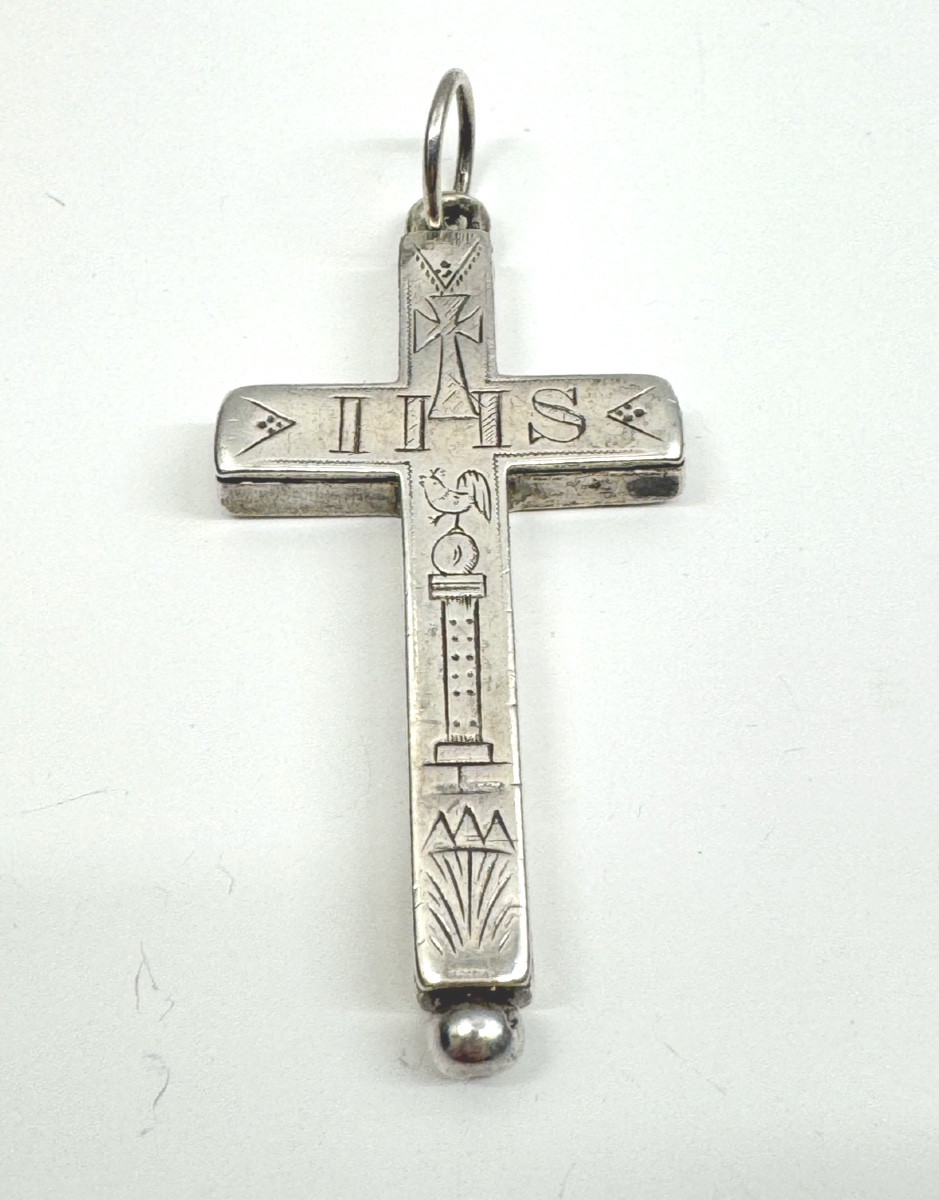 Reliquaire Croix en argent 
