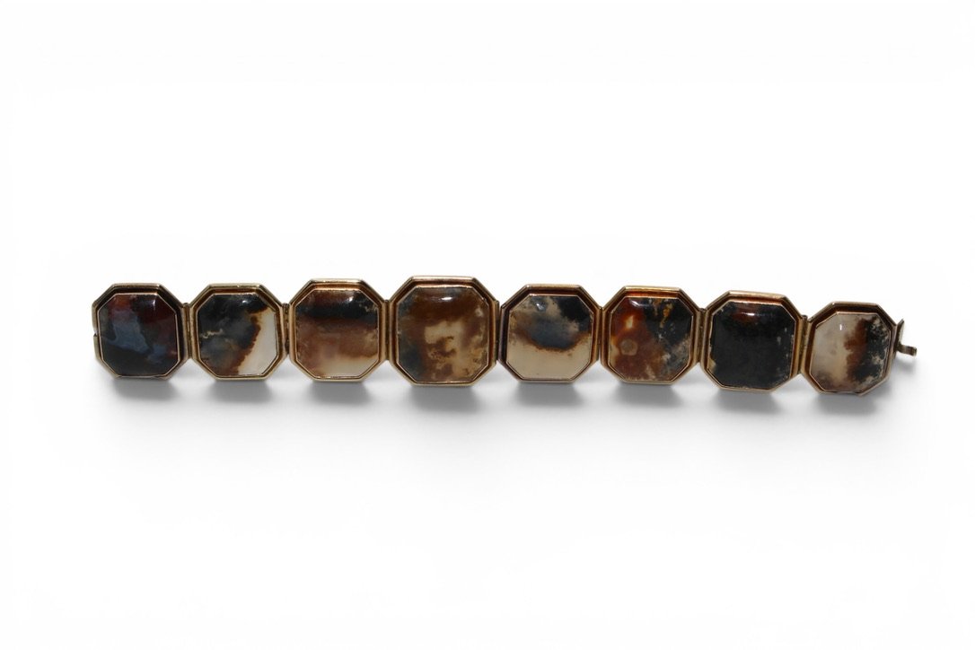 Agate Bracelet, 19th Century-photo-2