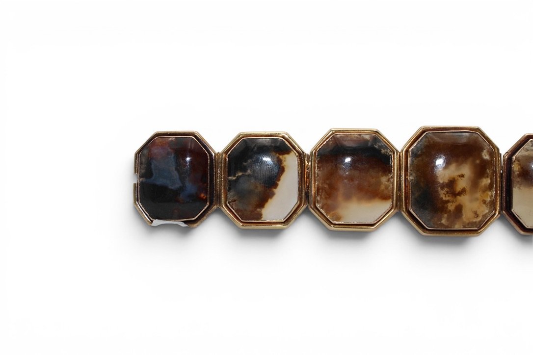 Agate Bracelet, 19th Century-photo-3