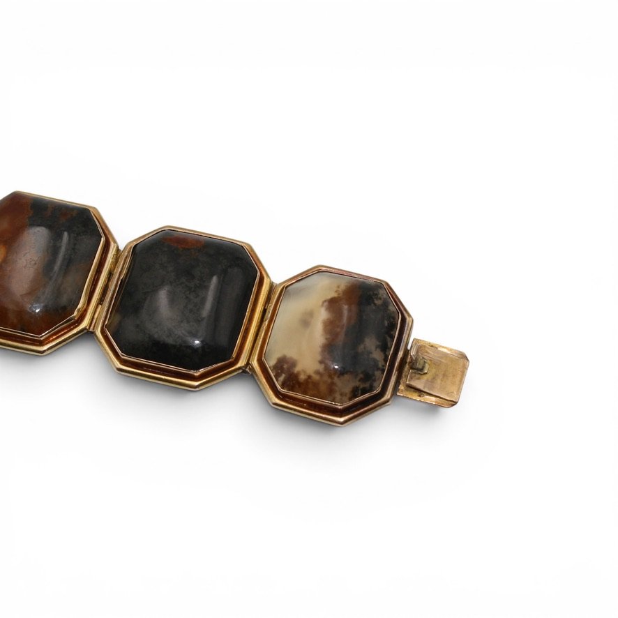 Agate Bracelet, 19th Century-photo-2
