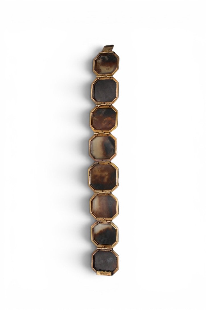 Agate Bracelet, 19th Century-photo-3