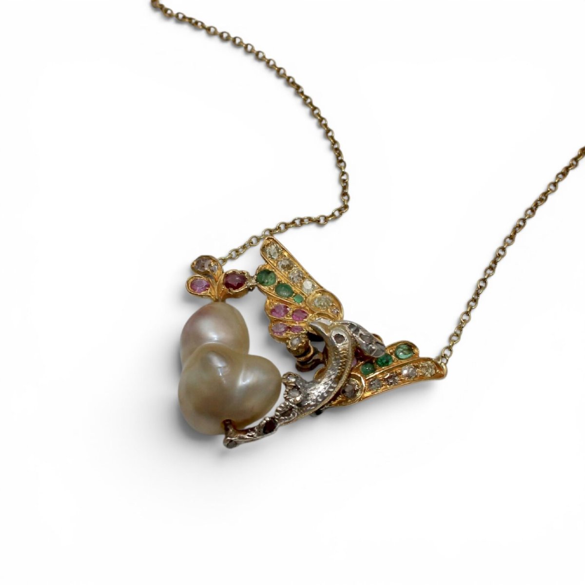 Renaissance-inspired Necklace, 19th Century-photo-3
