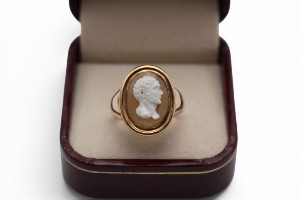 Ring, Brutus Cameo, 18th Century-photo-2