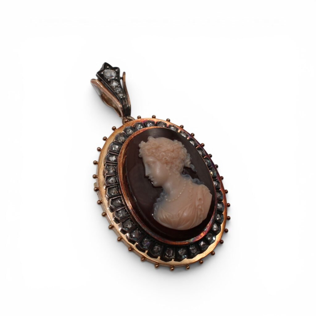 Broche – Pendentif, Second Empire XIXe siècle-photo-2