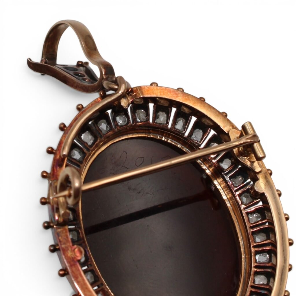 Broche – Pendentif, Second Empire XIXe siècle-photo-3