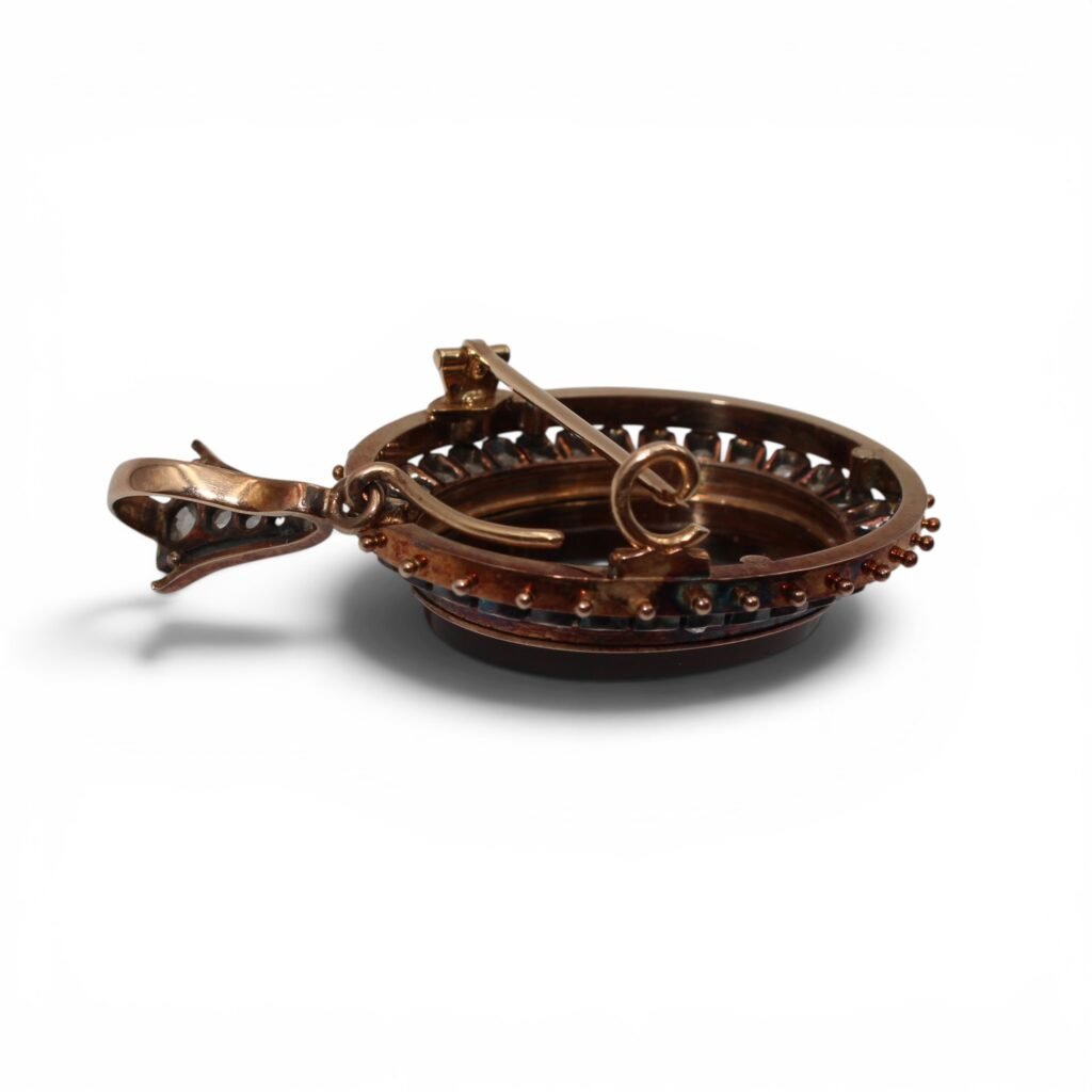 Broche – Pendentif, Second Empire XIXe siècle-photo-4