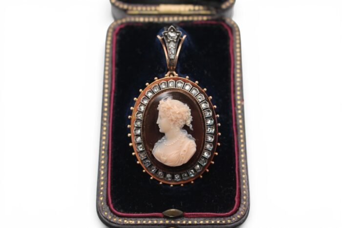 Broche – Pendentif, Second Empire XIXe siècle-photo-1