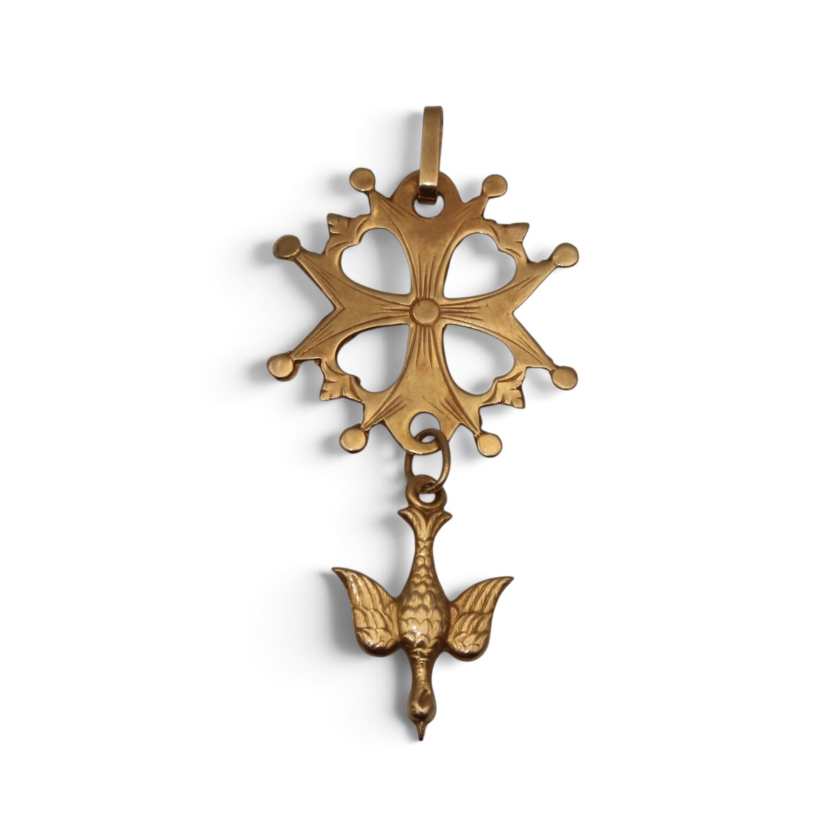 Saint Esprit or  18k, XIXe-photo-2