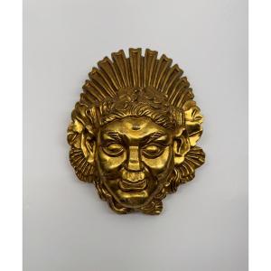 Bacchus bois doré Art Deco