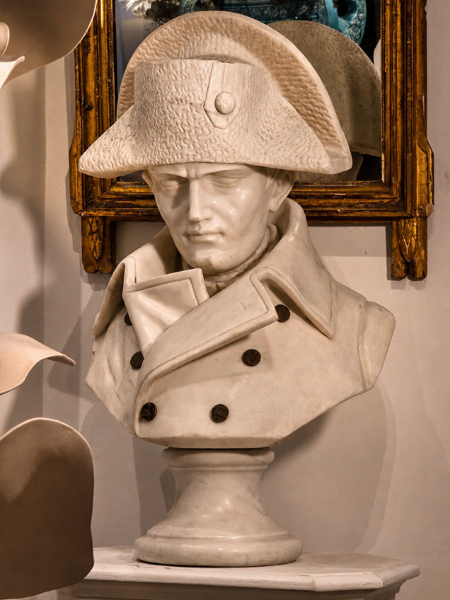 Important Bust Of Napoleon Bonaparte In Carrara Marble
