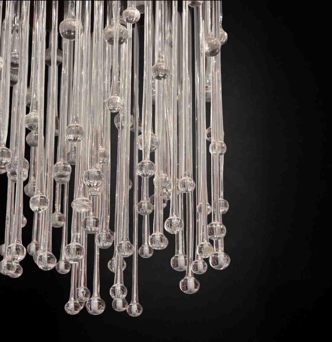 Lustre tambour en cristal – Maison Baccarat-photo-4