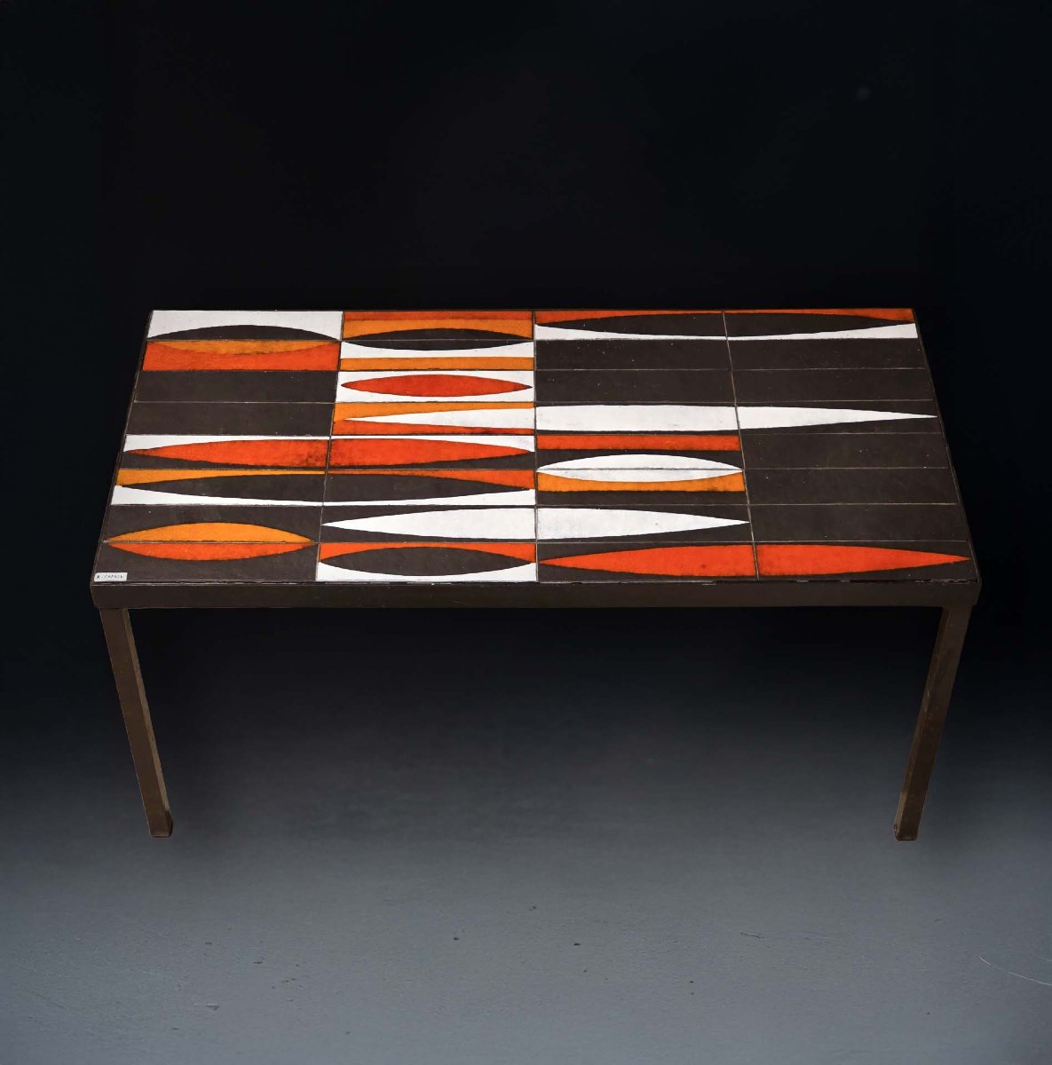 Table basse modèle “Shuttle” signée Roger Capron-photo-2
