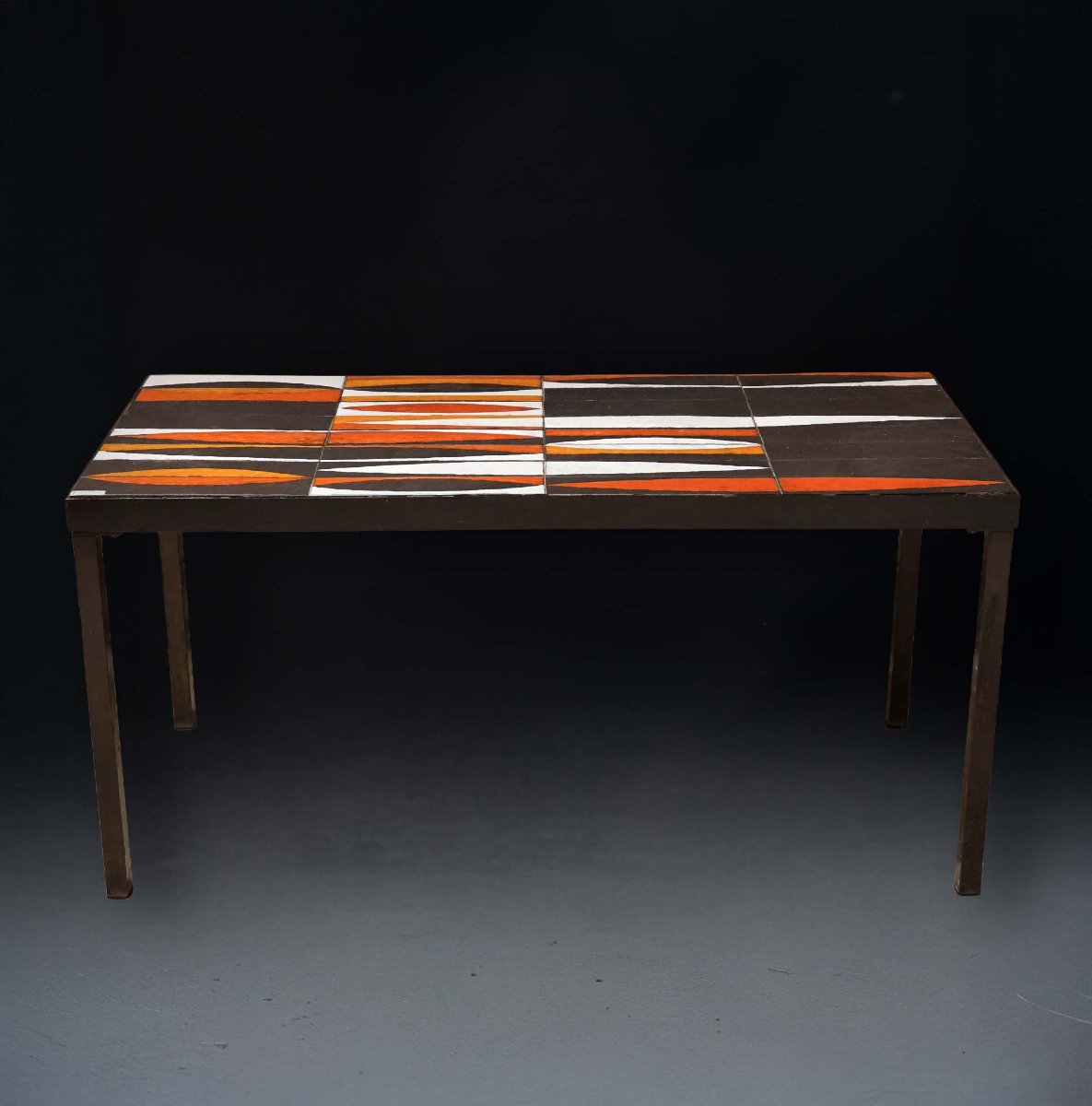 Table basse modèle “Shuttle” signée Roger Capron-photo-4