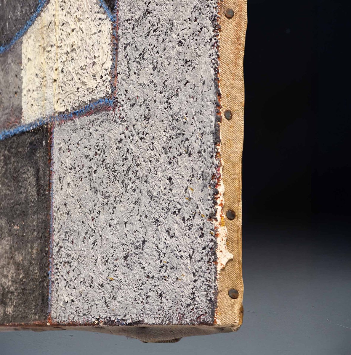 Peinture sur toile abstraite de Gilbert Thévenot-photo-1