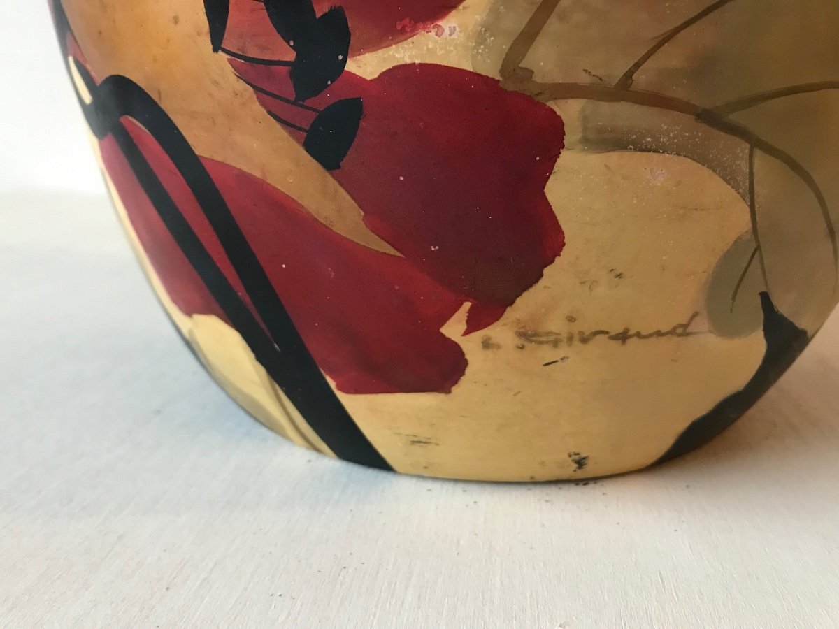 Ceramic Vase By Louis Giraud, Vallauris, Circa 1940.-photo-7