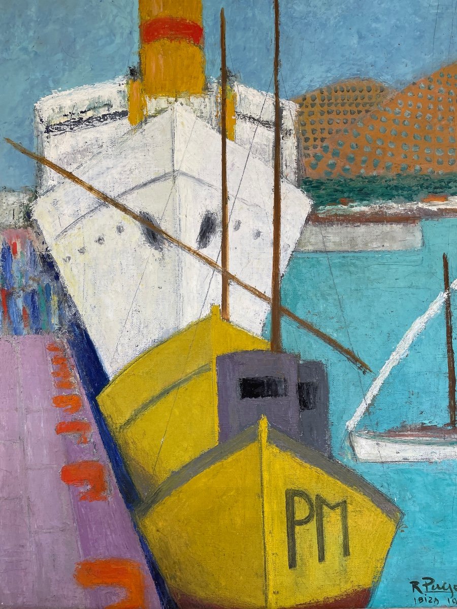 Ibiza, Painting By Raymonde Pagegie (1923-2013), -photo-3