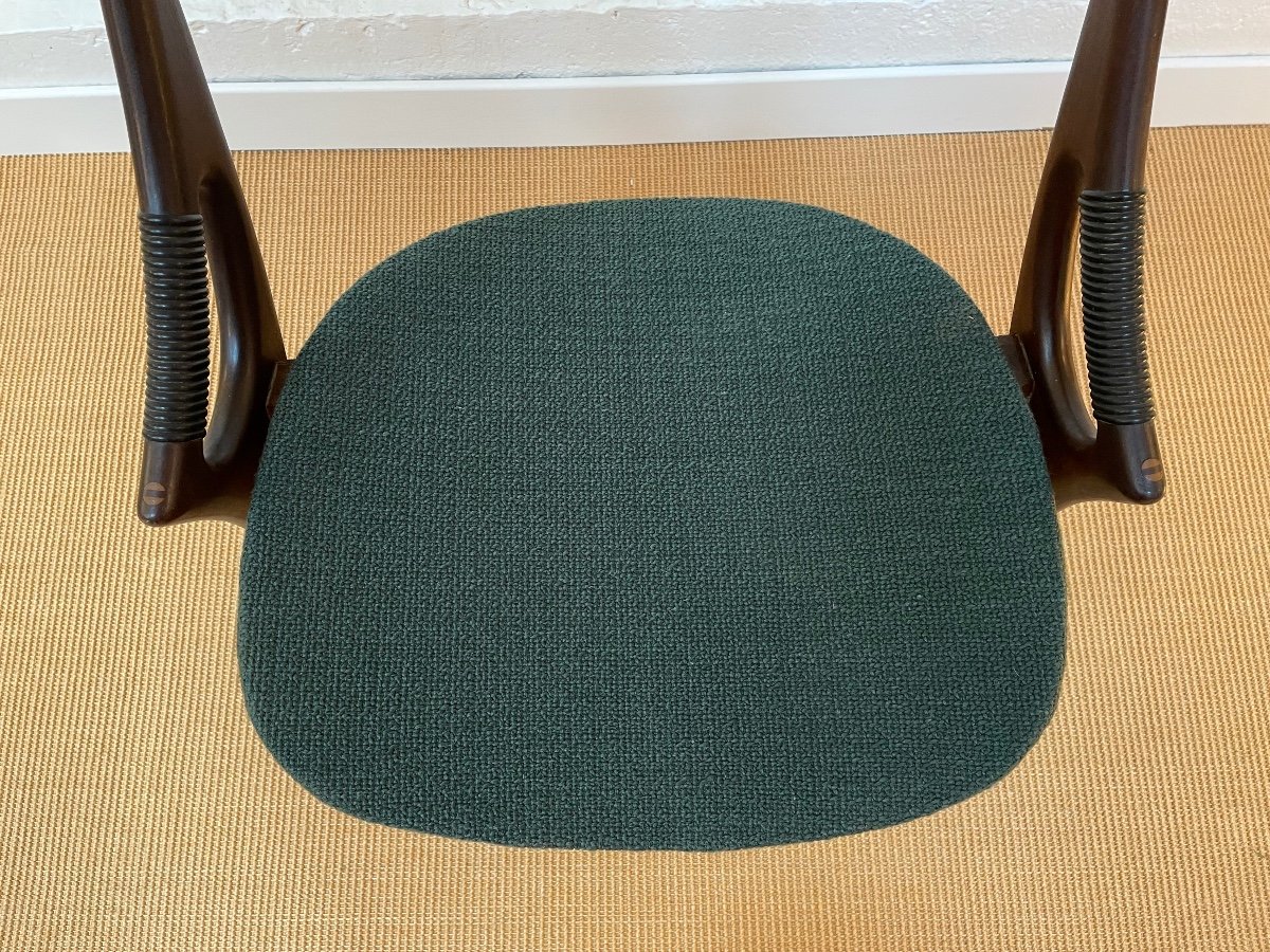 Chaise en teck par Arne Hovmand Olsen pour Mogens Kold, Danemark, 1960s.-photo-4